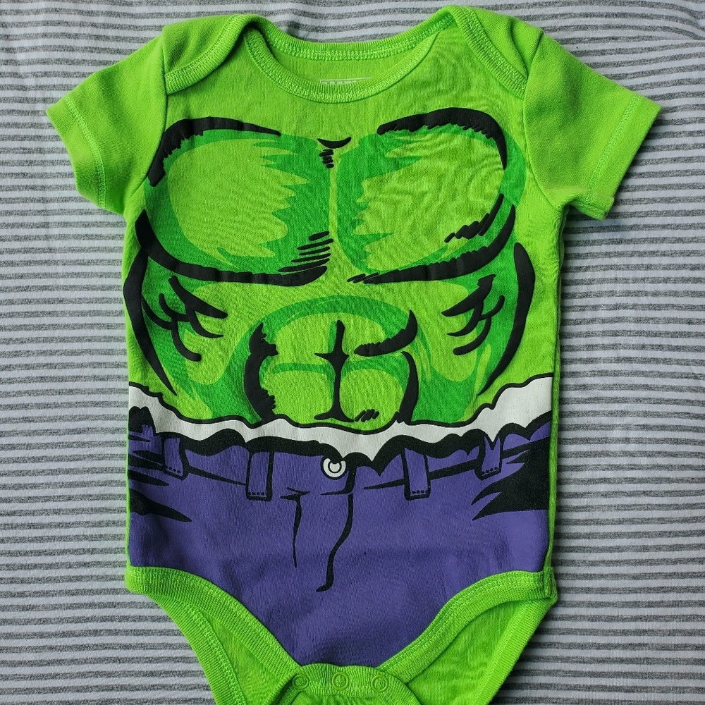 Marvel Hulk Onesie 3-6mos